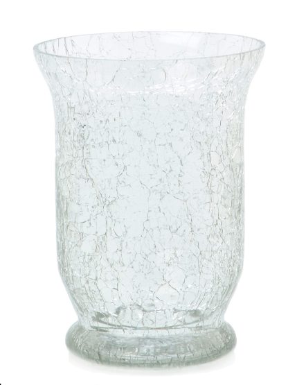 Hurricane Vase Clear Glass 6 Inches